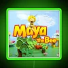 Maya the Bee Neon Sign with RGB Lighting - Green