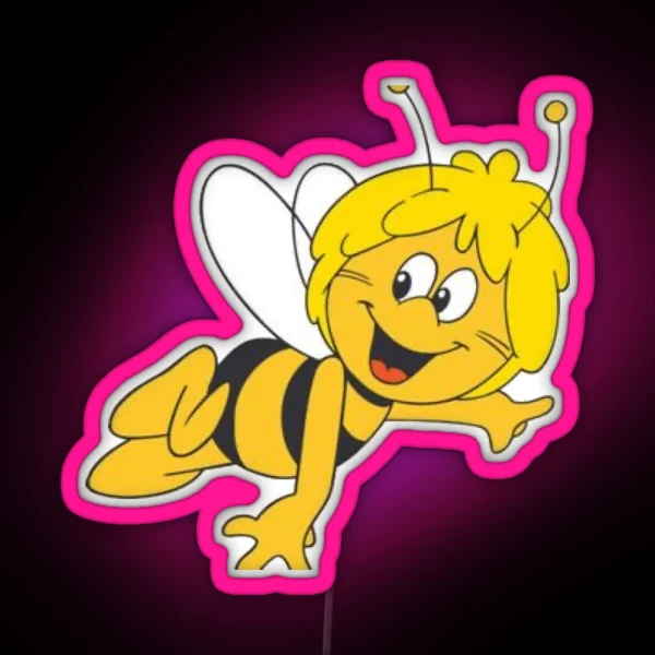 Maya The Bee RGB Neon Sign