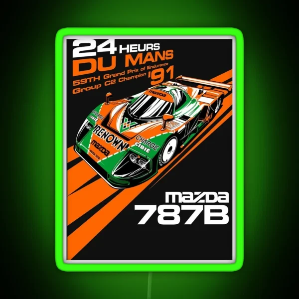 Mazda 787B RGB Neon Sign