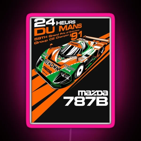 Mazda 787B RGB Neon Sign