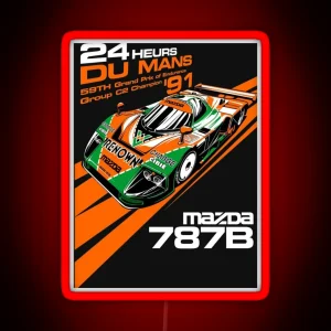 Mazda 787B RGB Neon Sign