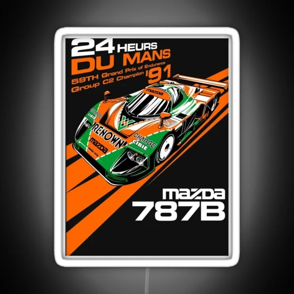 Mazda 787B RGB Neon Sign