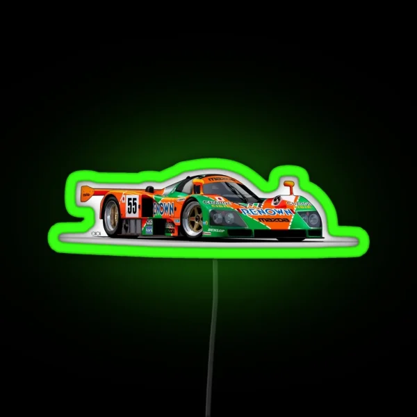Mazda 787b RGB Neon Sign