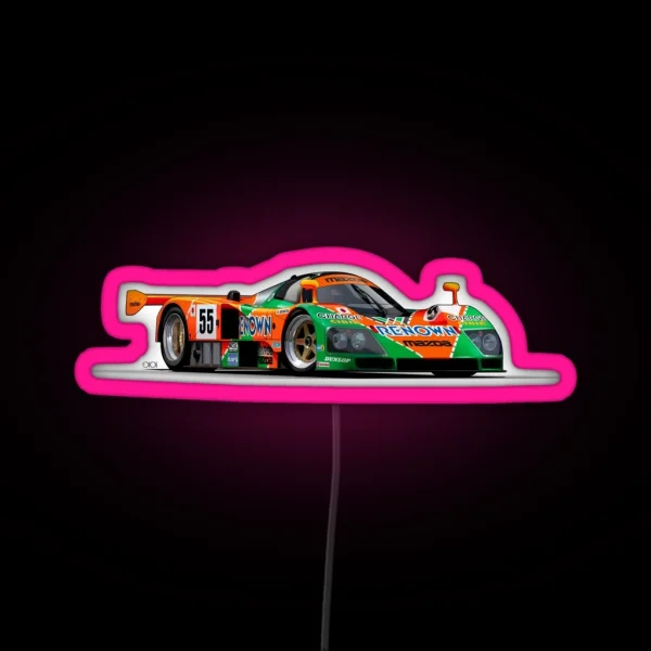 Mazda 787b RGB Neon Sign