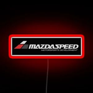 Mazdaspeed Motorsport Development RGB Neon Sign