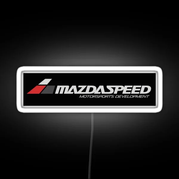 Mazdaspeed Motorsport Development RGB Neon Sign