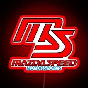 Mazdaspeed Motorsports RGB Neon Sign