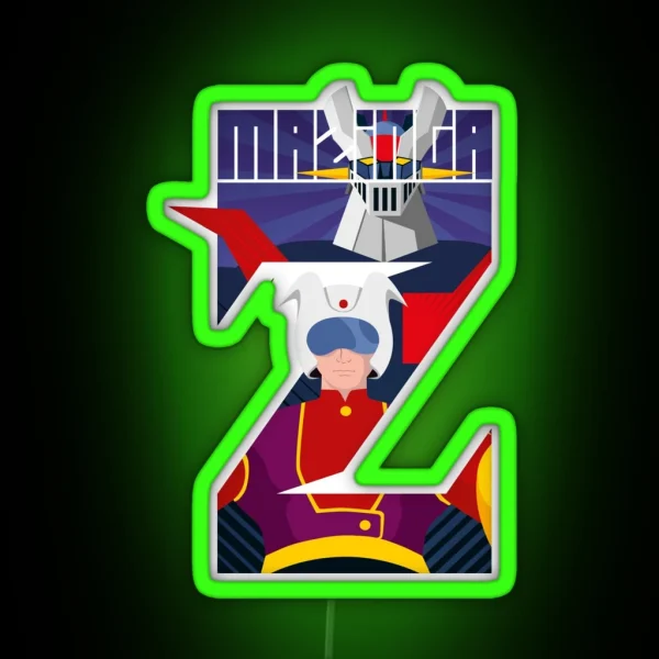 Mazinga Z RGB Neon Sign