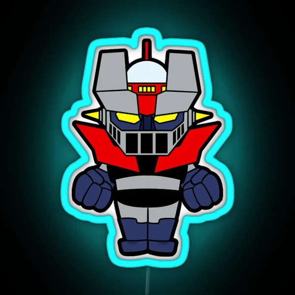 Mazinger Chibi RGB Neon Sign