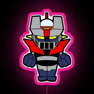 Mazinger Chibi RGB Neon Sign