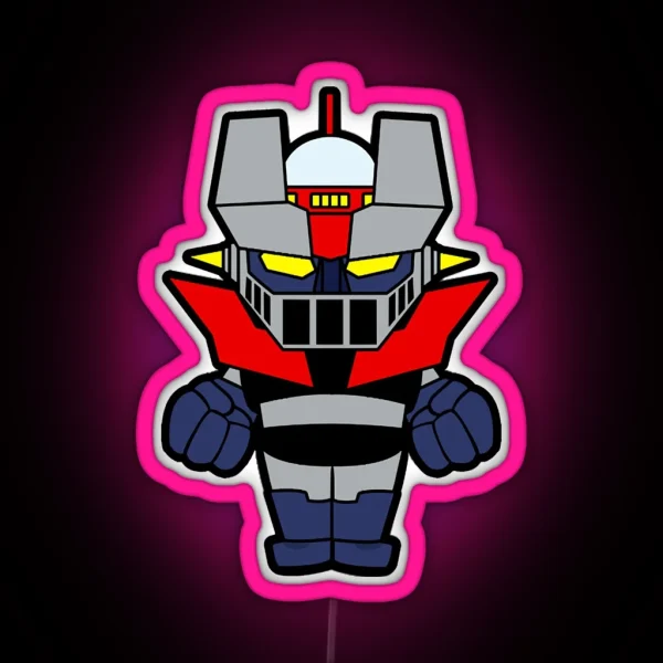 Mazinger Chibi RGB Neon Sign