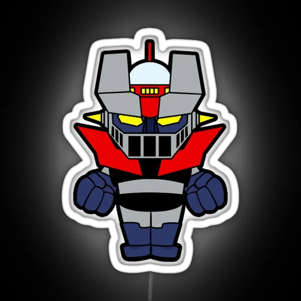 Mazinger Chibi RGB Neon Sign