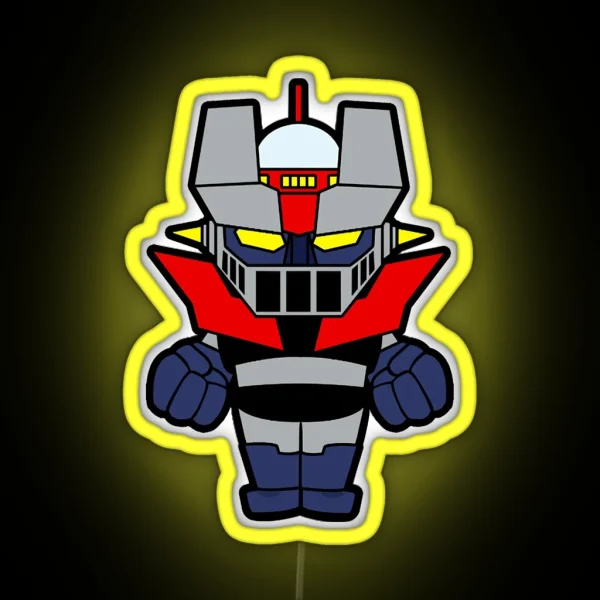 Mazinger Chibi RGB Neon Sign