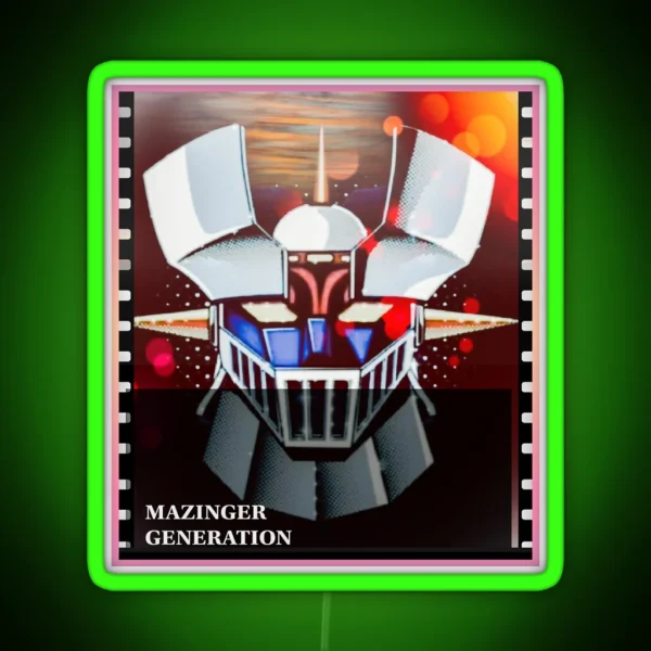 MAZINGER GENERATION RGB Neon Sign
