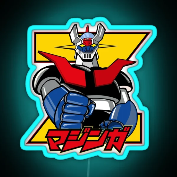 Mazinger Robot Mazinger Z RGB Neon Sign