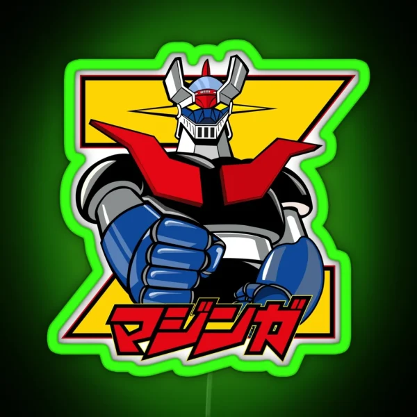 Mazinger Robot Mazinger Z RGB Neon Sign