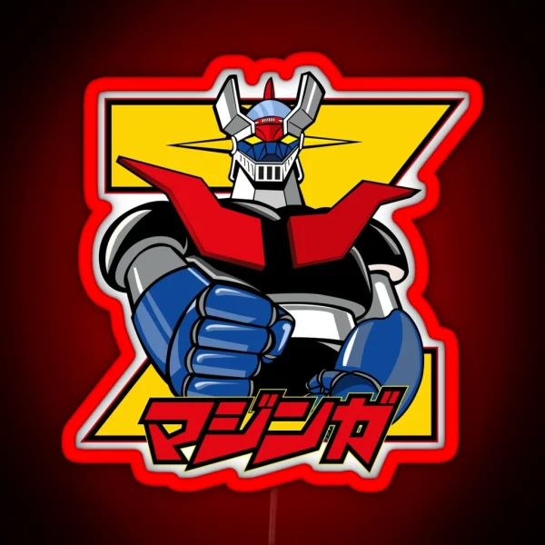Mazinger Robot Mazinger Z RGB Neon Sign