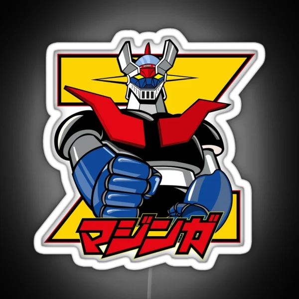Mazinger Robot Mazinger Z RGB Neon Sign