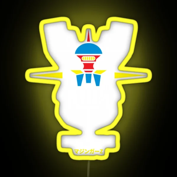 Mazinger Z Color RGB Neon Sign