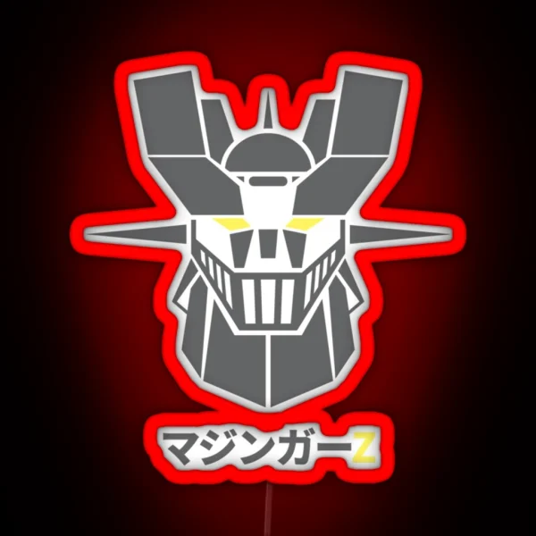 Mazinger Z Dark Anime Manga RGB Neon Sign