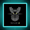 mazinger z dark rgb neon sign