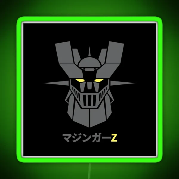 Mazinger Z Dark RGB Neon Sign