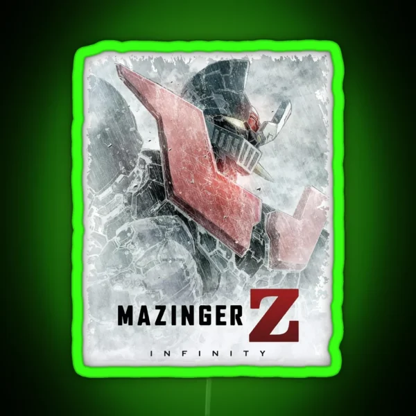 MAZINGER Z INFINITY RGB Neon Sign