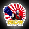 Mazinger Z Neon Sign with RGB Lighting in White