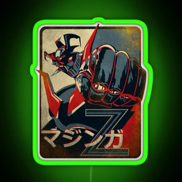 Mazinger Z RGB Neon Sign