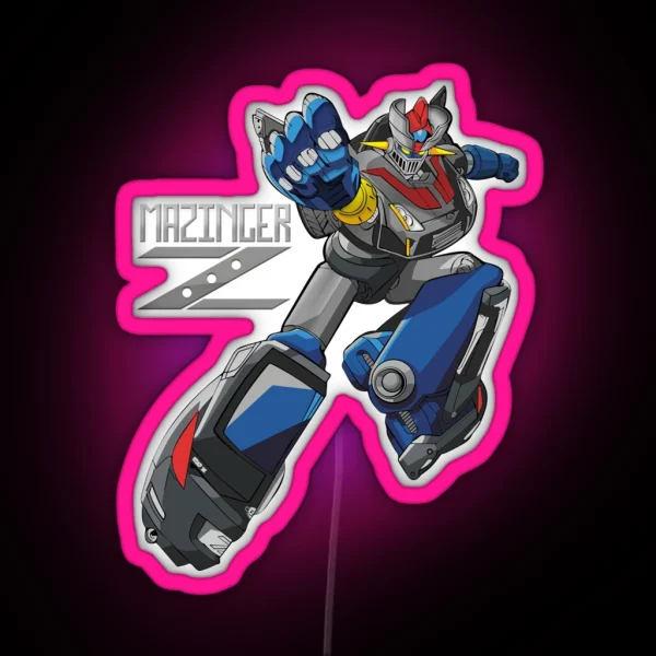 Mazinger Z RGB Neon Sign