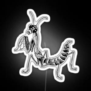 MC Escher Mantis RGB Neon Sign