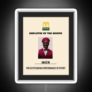 Mcdowell S Employee Of The Month Coming To America RGB Neon Sign