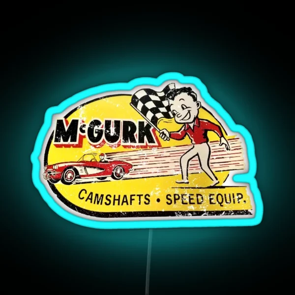 Mcgurk Speed RGB Neon Sign