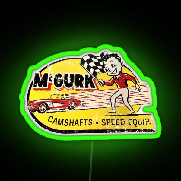 Mcgurk Speed RGB Neon Sign