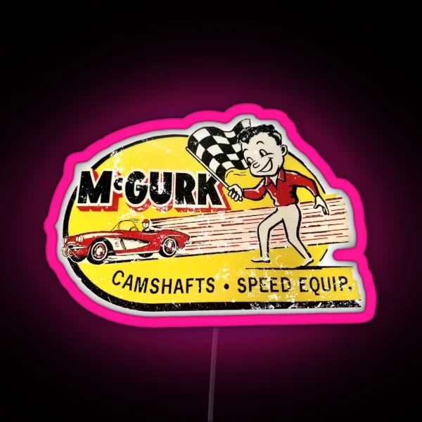 Mcgurk Speed RGB Neon Sign