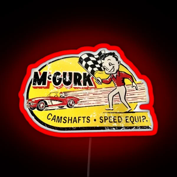 Mcgurk Speed RGB Neon Sign