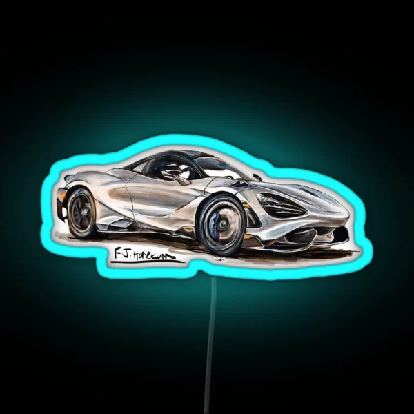 Mclaren 765 LT RGB Neon Sign
