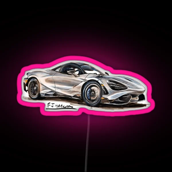 Mclaren 765 LT RGB Neon Sign