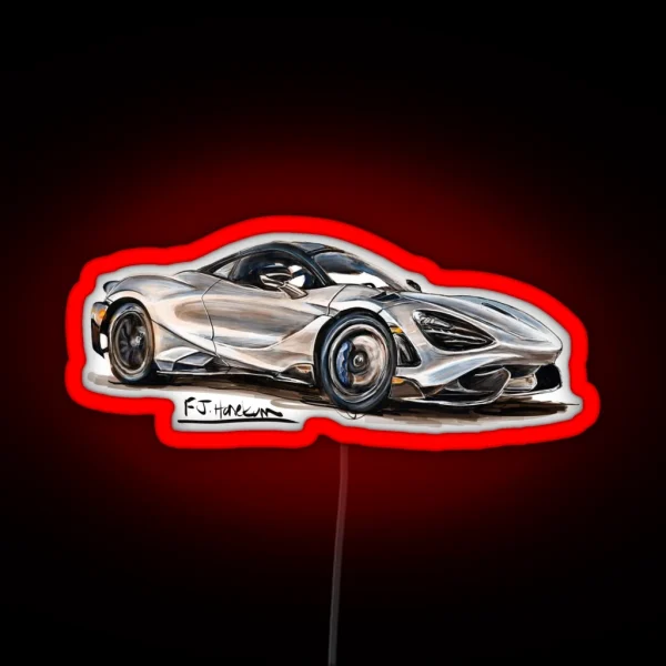 Mclaren 765 LT RGB Neon Sign