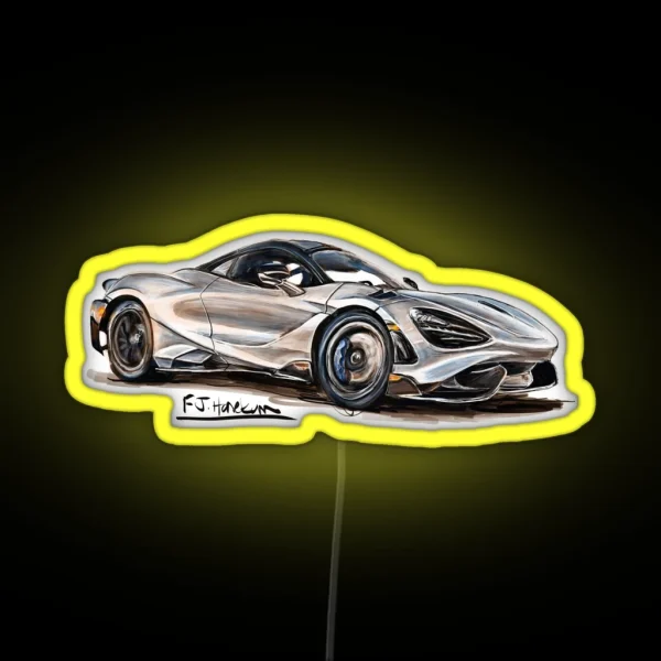 Mclaren 765 LT RGB Neon Sign