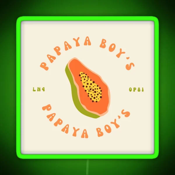 Mclaren F1 Papaya Boys 2024 Edition RGB Neon Sign