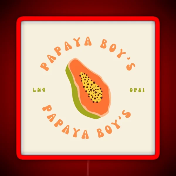 Mclaren F1 Papaya Boys 2024 Edition RGB Neon Sign