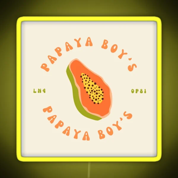 Mclaren F1 Papaya Boys 2024 Edition RGB Neon Sign