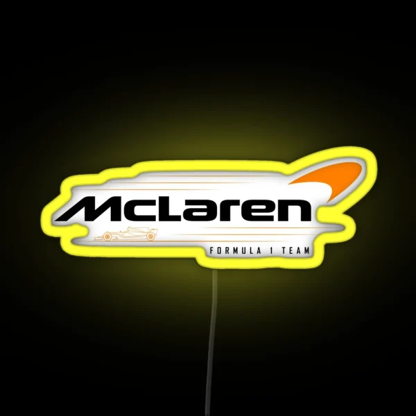 Mclaren Motorsports Car RGB Neon Sign