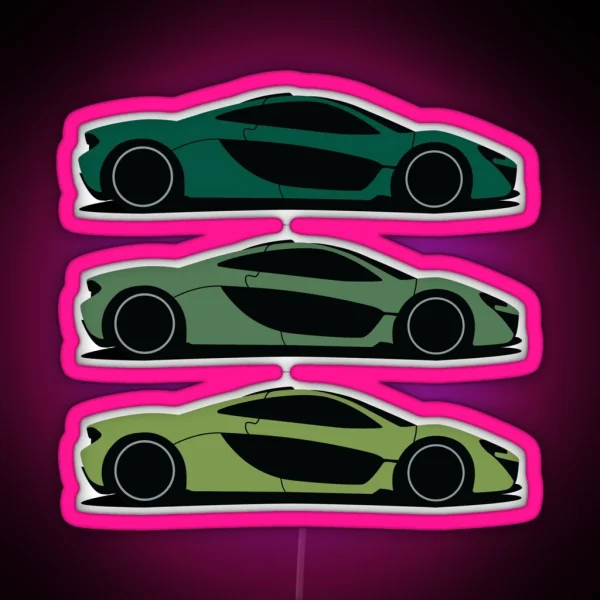 Mclaren P1 RGB Neon Sign