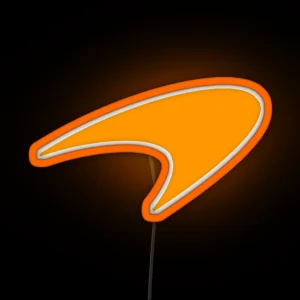 Mclaren Papaya Logo RGB Neon Sign