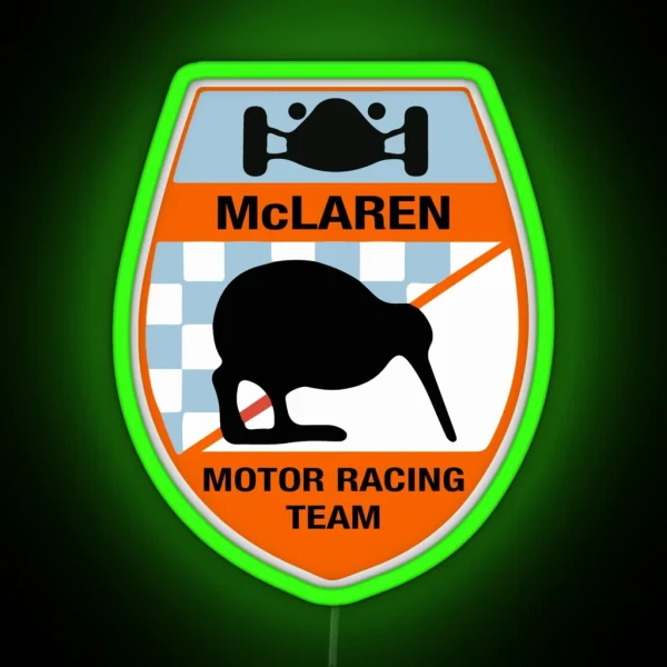 Mclaren Retro RGB Neon Sign