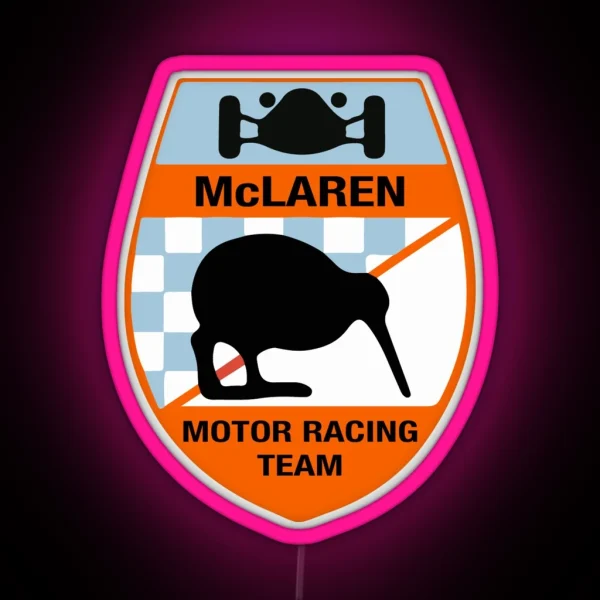 Mclaren Retro RGB Neon Sign