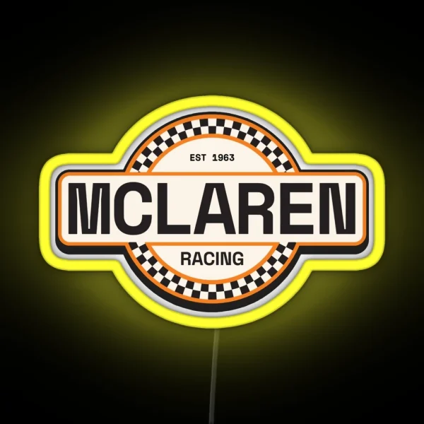 Mclaren Vintage Racing RGB Neon Sign