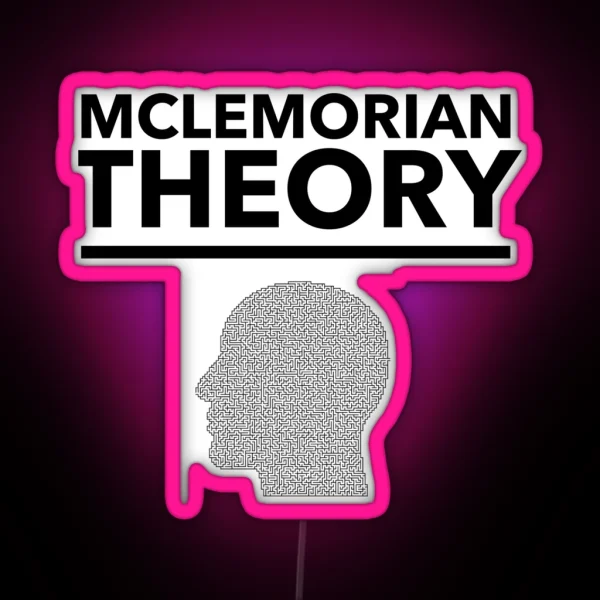 Mclemorian Theories RGB Neon Sign